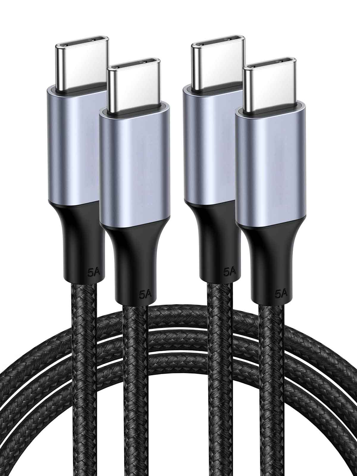 Câble rallonge usb-c charge 100w vidéo 8k transfert 20 gbps 2m linq gris ,  noir T20G2 - Conforama