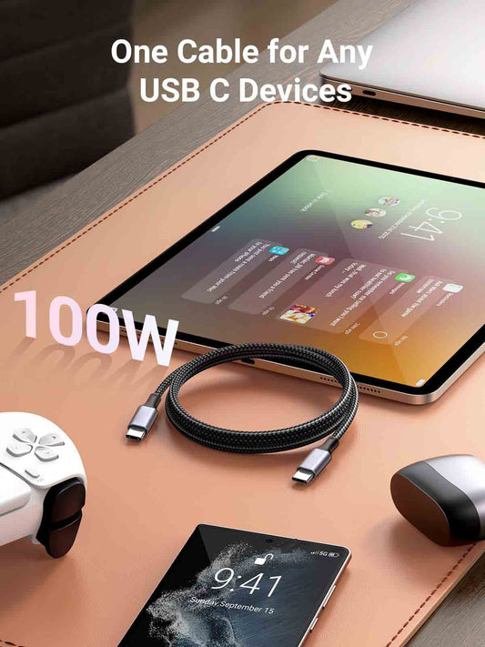 100W USB-C to USB-C Fast Charging Cable: A Comprehensive Guide | USBYON.COM
