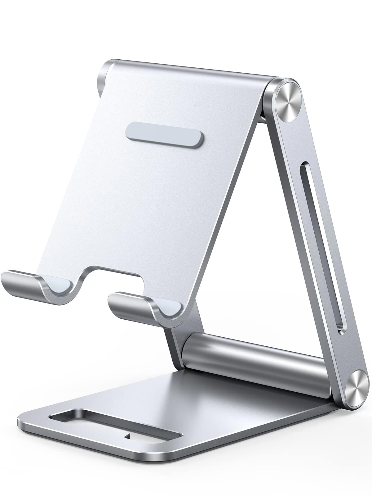 Aluminum Adjustable Portable Phone Stand for Desk Accessories Grey | USBYON.COM